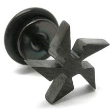 Fake Plug in Black steel with figure of Windmill-Toy Star.