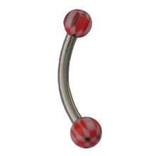 Micro-curved Barbell with Polyester Balls