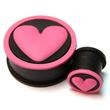 pink heart silicone plug