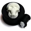skull silicone flesh tunnel