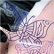 Clear Cut Stencil Transparent Tattoo